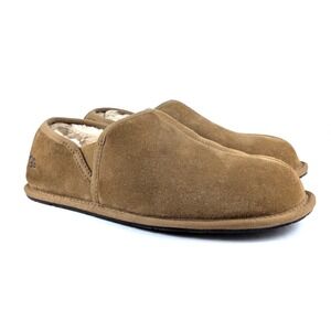 UGG Men's Scuff Romeo II Suede Slipper Chestnut Twinface Size 10 EUC